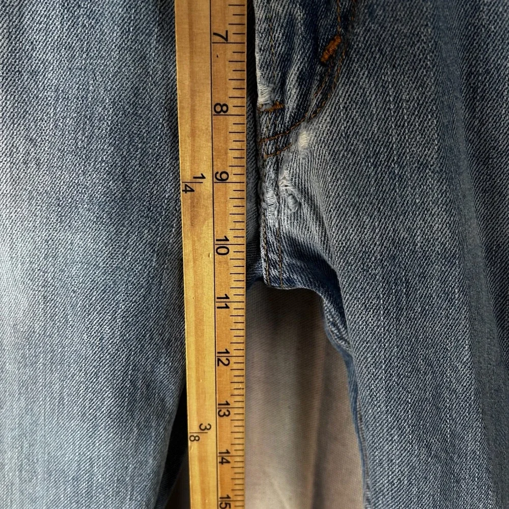 Levis 505 Regular Fit Jeans Mens 34x32 Medium Wash Blue Straight Leg Denim